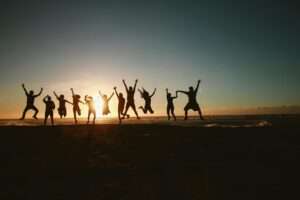 Frei, Freizeit, Ferien, Happy